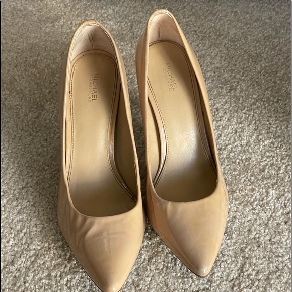 Blush Pink patent leather heels MK - Picture 7 of 7